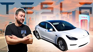 Je deviens fou!😱J’ai acheté une voiture à pile⚡️Tesla 325ch🤟