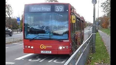 LX09 AZC, SOE20. Go Ahead London General Optare Esteem/Enviro 200 on Route 39 to Putney Bridge