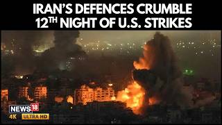 U.S.- Iran War | 12th Straight Night Of Strikes | CENTCOM Destroys Iran's Military Sites | 4K