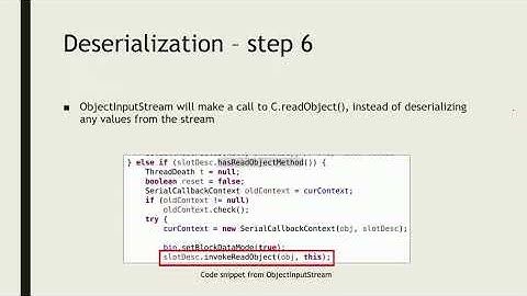 Java Deserialization under the hood
