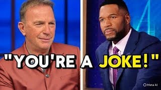 “Kevin Costner SHUTS DOWN Michael Strahan LIVE on Good Morning America After Heated Exchange