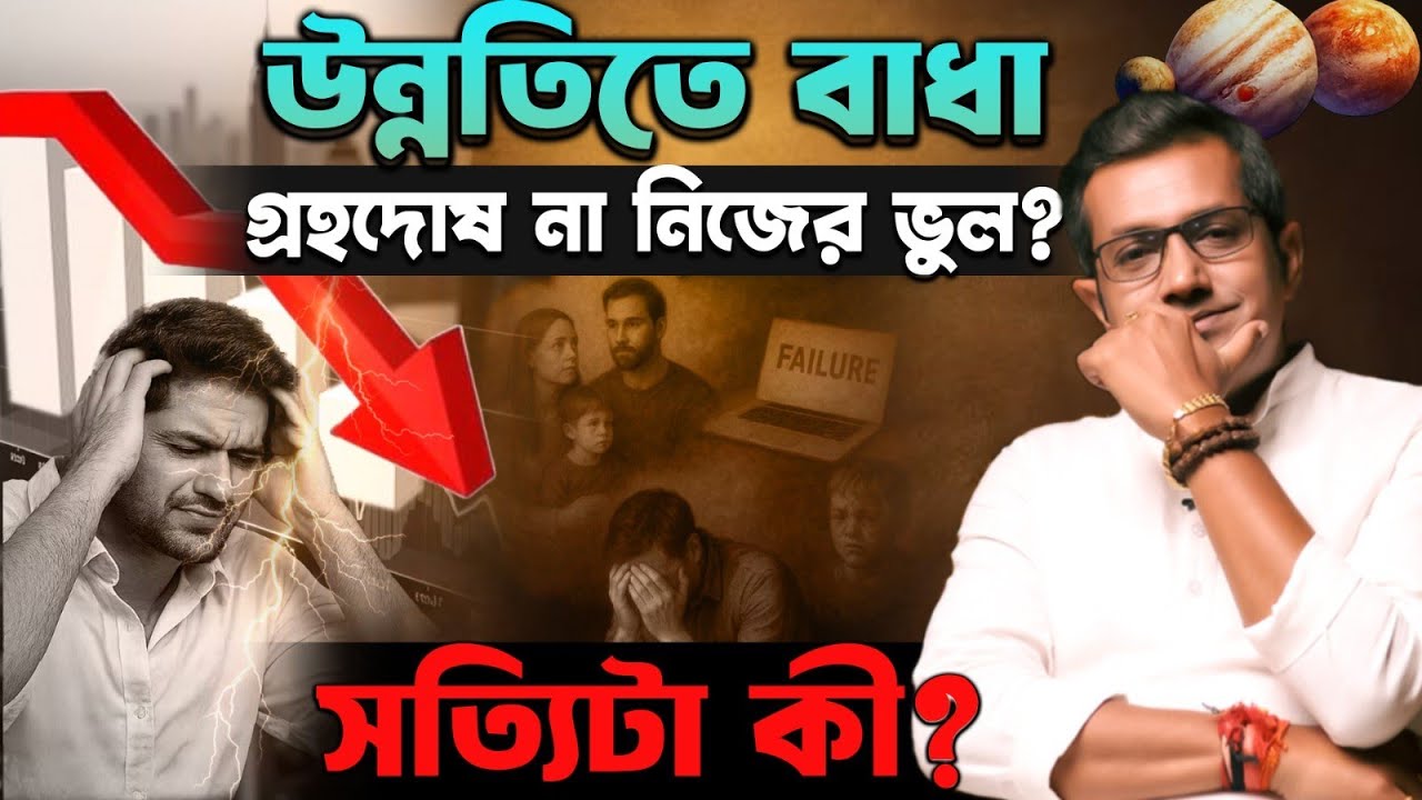 কার ভুলে উন্নতিতে বাধা? বলবে জন্মছক! Astro Motivator | Samrat Chakraborty