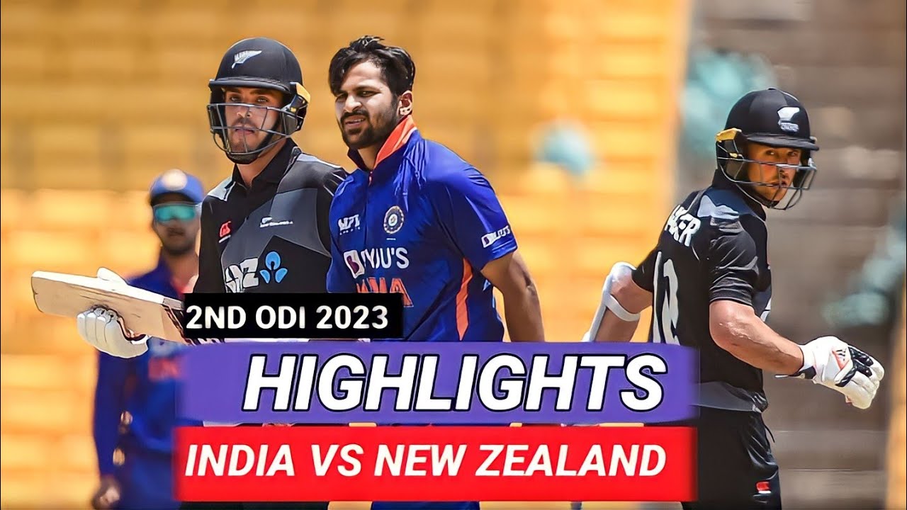 india vs New zealand 2nd ODI Match Full highlights | Ind vs Nz | india ...