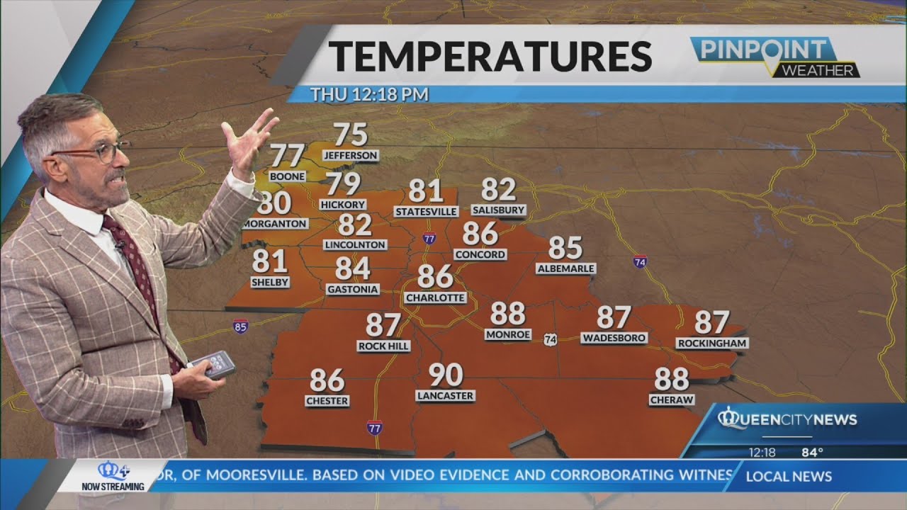 Thurs. humid ahead of potentially record-breaking heat wave - YouTube