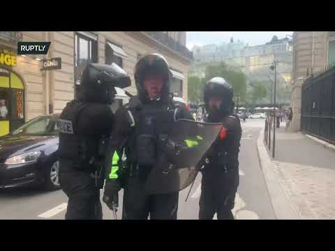 LIVE: Clashes erupt in Paris between police and protesters against newly-introduced COVID restrix