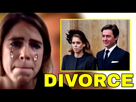 ROYAL DIVORCE! Princess Beatrice In TEARS HUGS Husband Edoardo As Eugenie Announce DIVORCE