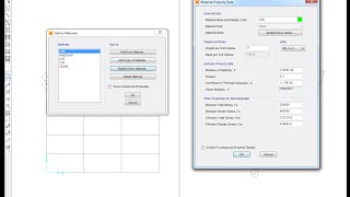 SAP2000-Define Materials