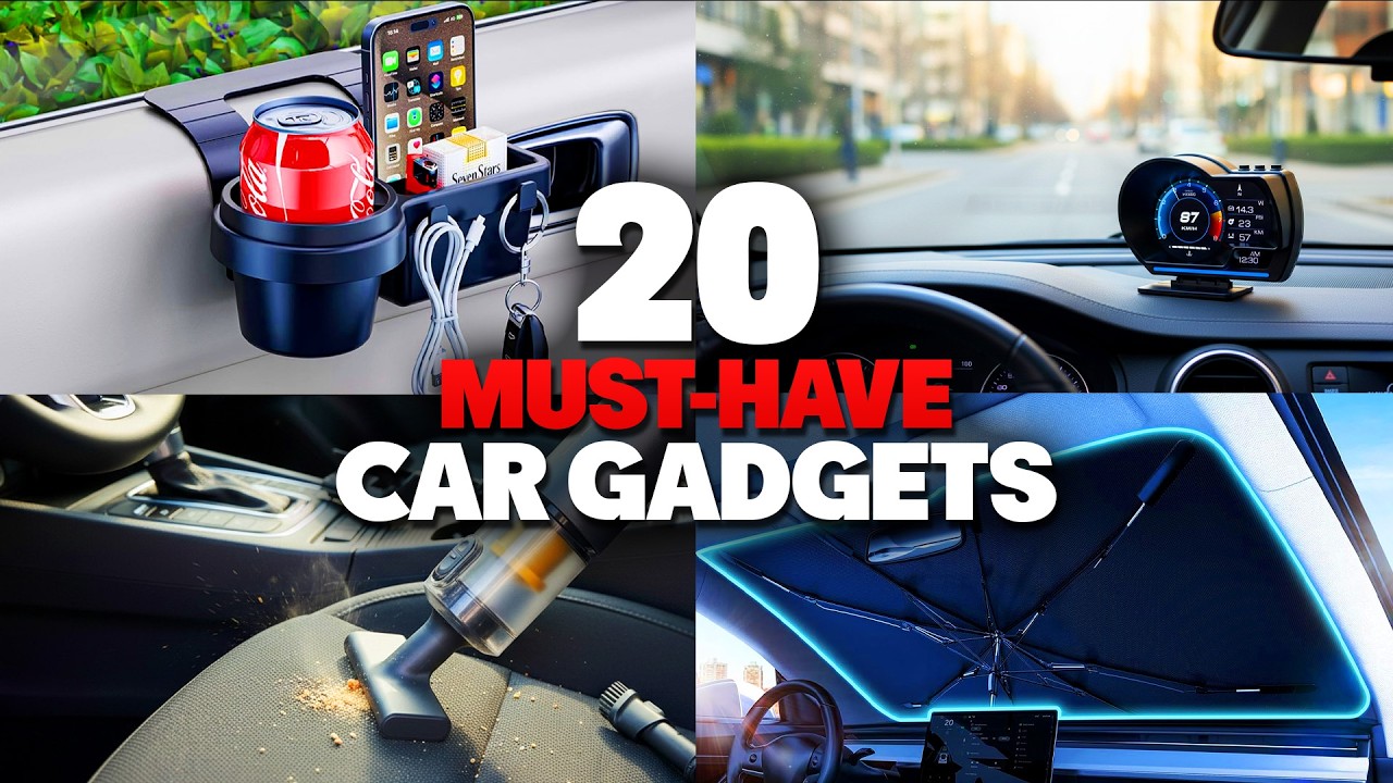 20 Must-Have Car Gadgets on Amazon You Need Now - YouTube