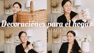 DECORACION PRIMAVERA| TIENDAS DE SEGUNDA MANO| VAMOS DE COMPRAS Y THRIFT HAUL🤍