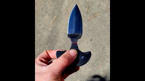 KNIFE MAKING- MAKING A PUSH DAGGER