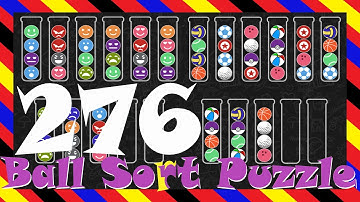 Ball Sort Puzzle 🎯 Level 276 😂No Extra Tubes😂Game Walkthrough😘