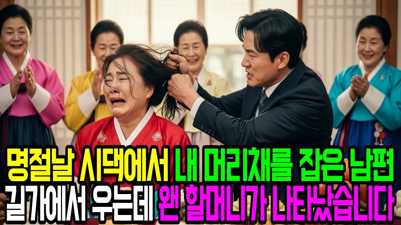 명절날 시댁에서 남편이 머리채 잡혀 이혼 선언했더니 수십억 재벌 할머니가 나타났는데ㅣ오디오북ㅣ감동사연ㅣ노후사연