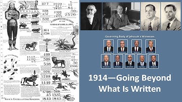 Why is 1914 the One Doctrine that the Governing Body Can Never Abandon?