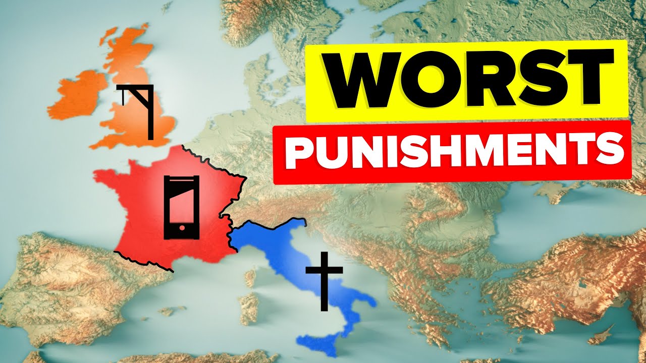 ⁣Worst Punishment in the History of Mankind - By Country