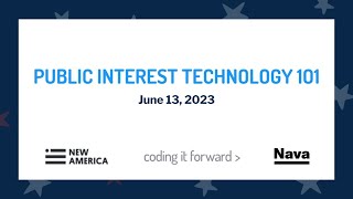 Public Interest Technology 101