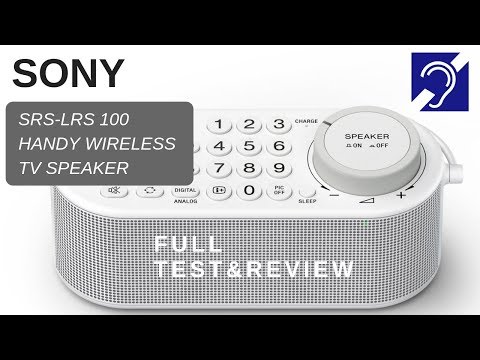 Sony SRS-LSR 100 Wireless Handy TV speaker review - YouTube