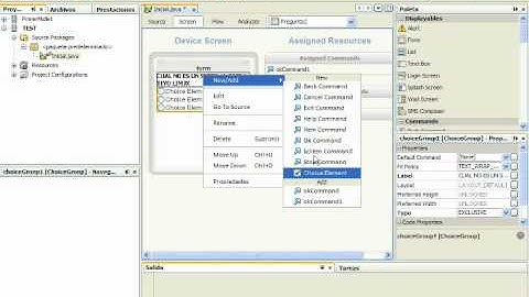 02 Curso J2ME en Netbeans - Crear test con Choice Group Parte 01