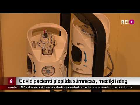 Covid pacienti piepilda slimnīcas, mediķi izdeg