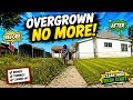 Overgrown Yard Transformation! From Jungle to Clean Lawn