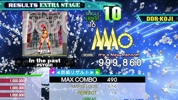 [DDR A20+] In the past [Single-EXPERT] 999,860 PFC by DDR-KOJI