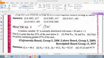 Iqra Practical Copy Second Year Solution// Practicals 1 to 5 // Normal Distribution // Zoom Meeting