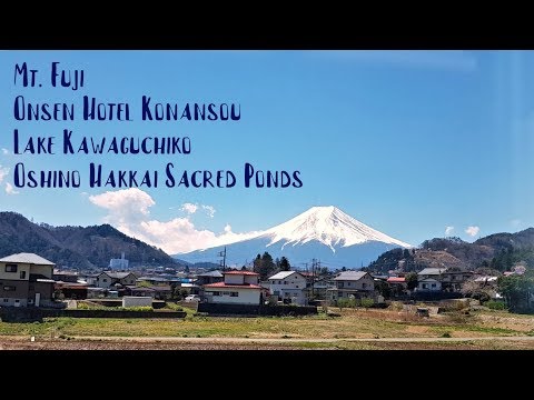 Mt. Fuji, Lake Kawaguchi, Onsen Hotel Konansou, Oshino Hakkai sacred ponds - A&J Japan Travel