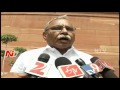 KVP Ramachandra Rao Protest Outside Parliament for AP SpecialStatus