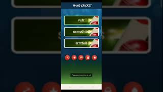 how to play hand cricket for blind user Hand Cricket Game Offline: Ultimate Cricket Fun screenshot 1