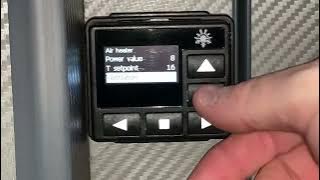 How to use the Autoterm Diesel Heater Control Panel