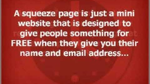 90 Second Squeeze Page