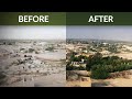 10year timeline of the greening the desert project