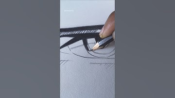 Anime eye drawing | I try to draw an anime eye easy step | NO BATIDÃO - ZXKAI #art #animeart #shorts