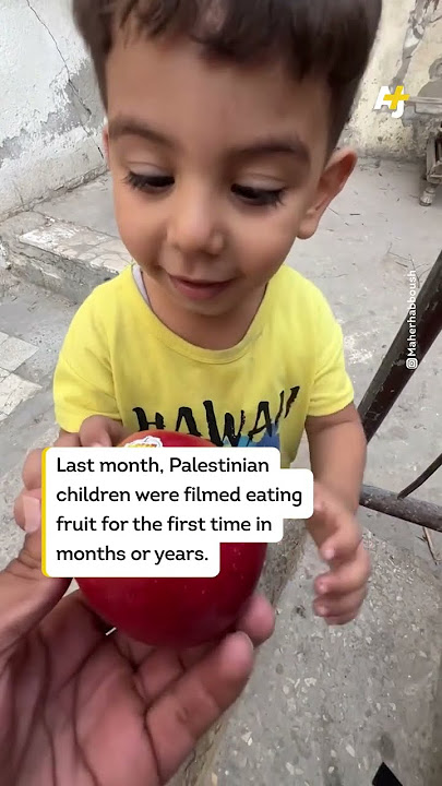 This Child in Gaza Had Eggs for the First Time in Months