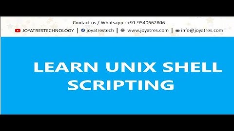 Learn Unix  |  Learn Linux Shell - Search Pattern | Text |String from file -grep Command | JOYATRES