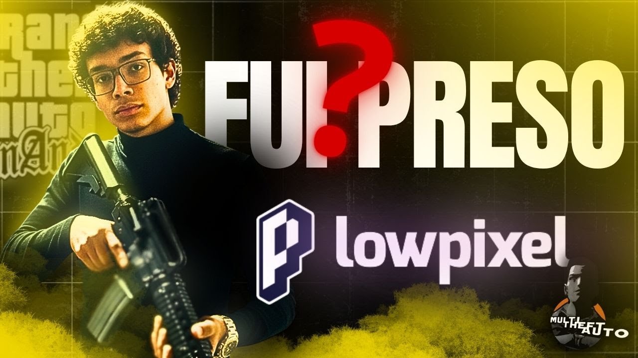 GTA MTA RP - VENDENDO DR@G4S NO LOW PIXEL RP🔥 - FUI PRESO⁉️