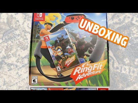 Ring Fit Adventure for Nintendo Switch Unboxing - YouTube