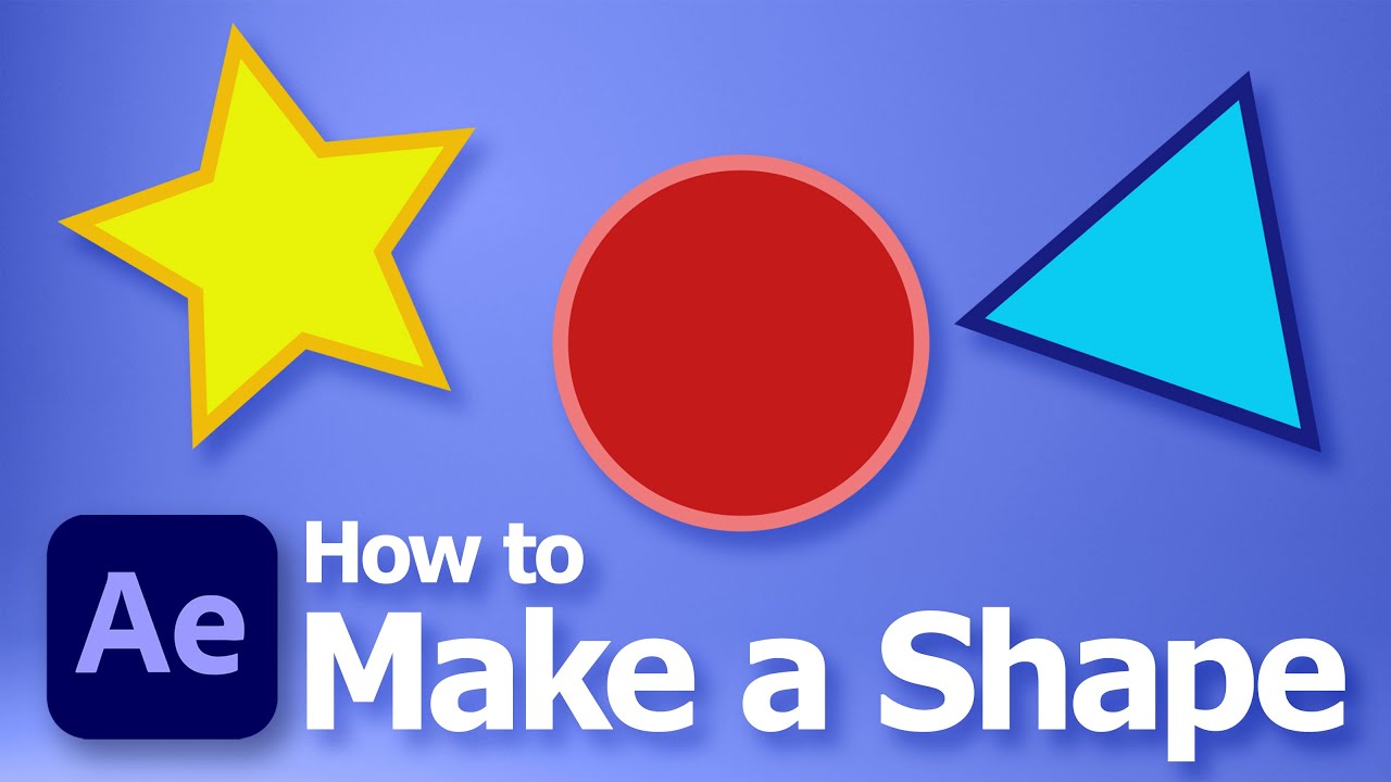 How to make a shape in After Effects - YouTube