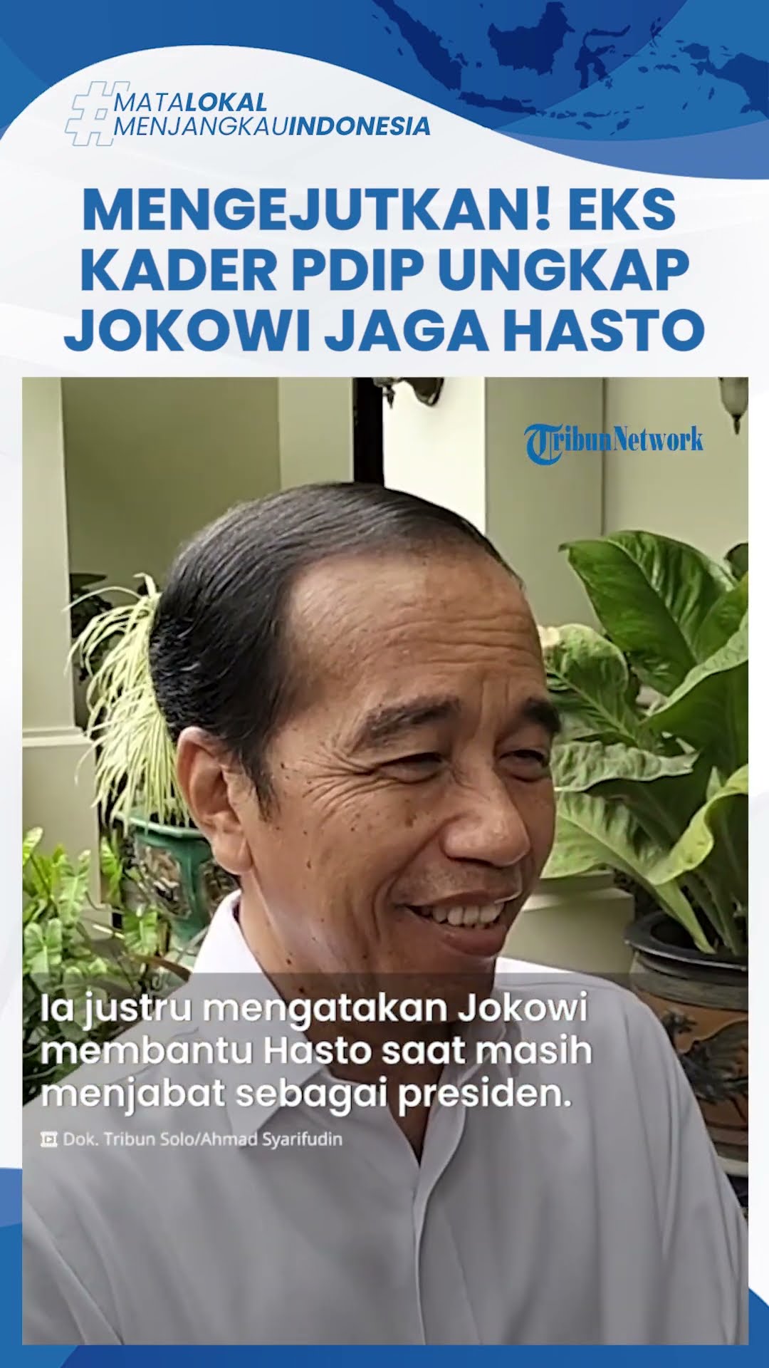 Eks Kader PDIP Ungkap Selama Ini Jokowi Lindungi Hasto: Memalukan Partainya, Megawati Harus Mundur