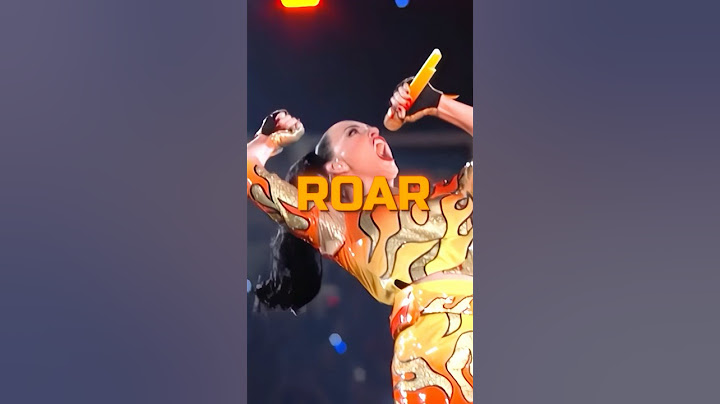 Katy Perry does her best ROAR 🦁🔥