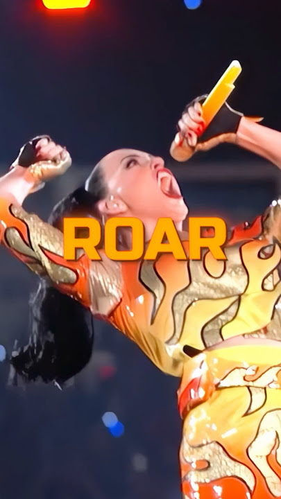 Katy Perry does her best ROAR 🦁🔥
