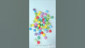 🌟DIY mini 3D stars🌟 #shorts #youtubeshorts #art #craft