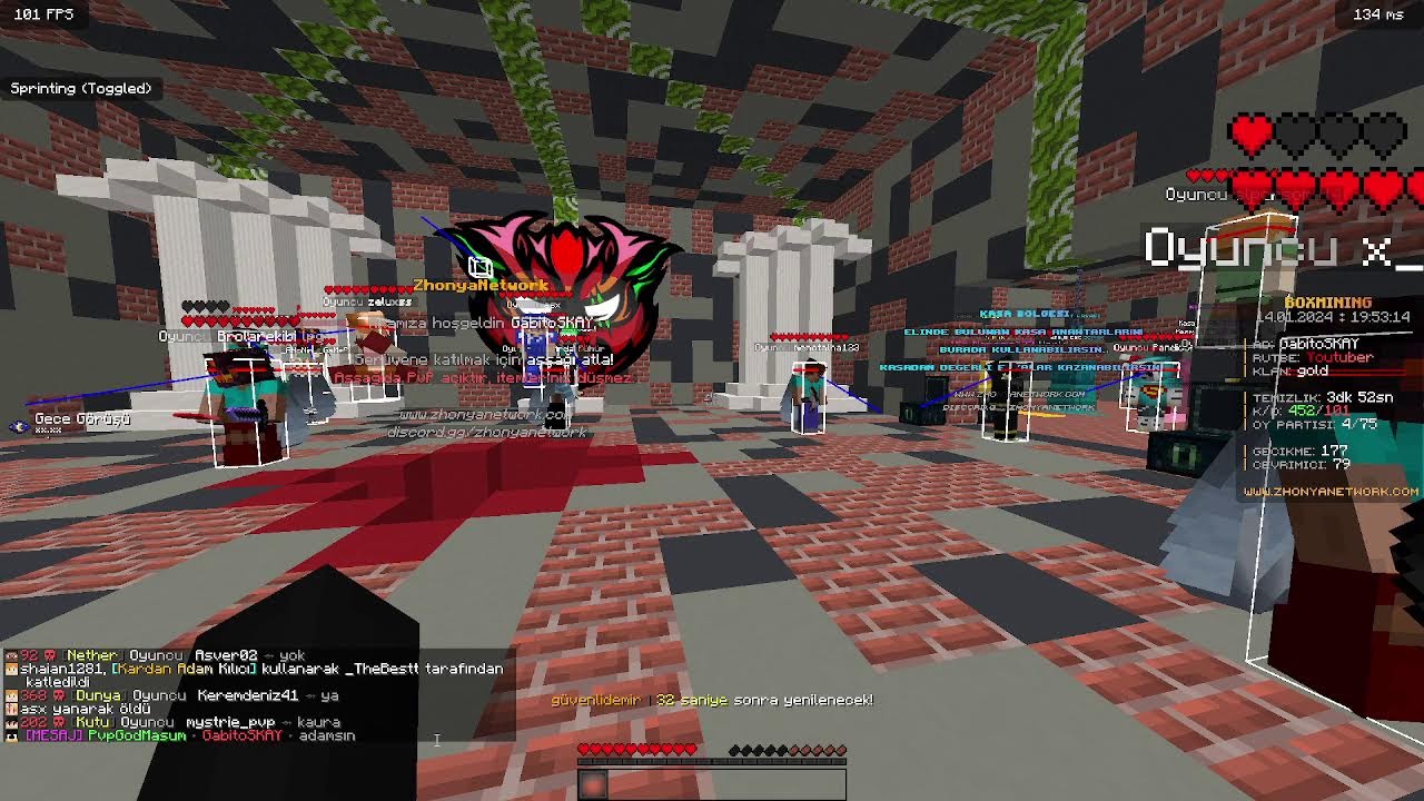 zhonyanetwork vs atıyoruz !