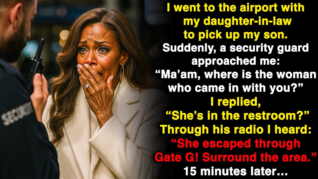 “Where is the woman who came with you?” the guard asked — minutes later, chaos erupted…