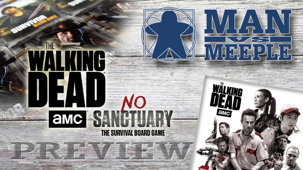 The Walking Dead No Sanctuary (Cryptozoic) Preview by Man Vs Meeple