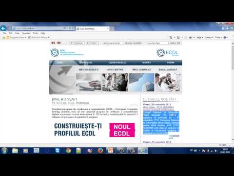 Tutorial Instrumente Online - 1. Internet Explorer - Navigare