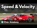 Understanding Speed, Velocity, and Motion Representation