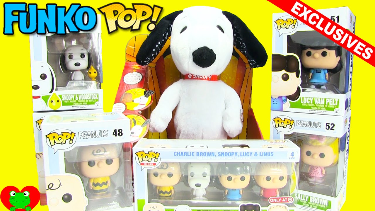 Peanuts Movie Funko Pop And Exclusive Minis With Happy Dance