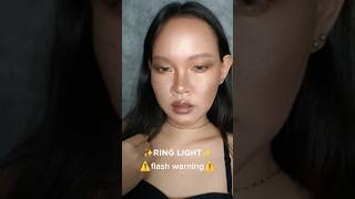 How light effects makeup look🌞✨ #everydaymakeup #makeuplook