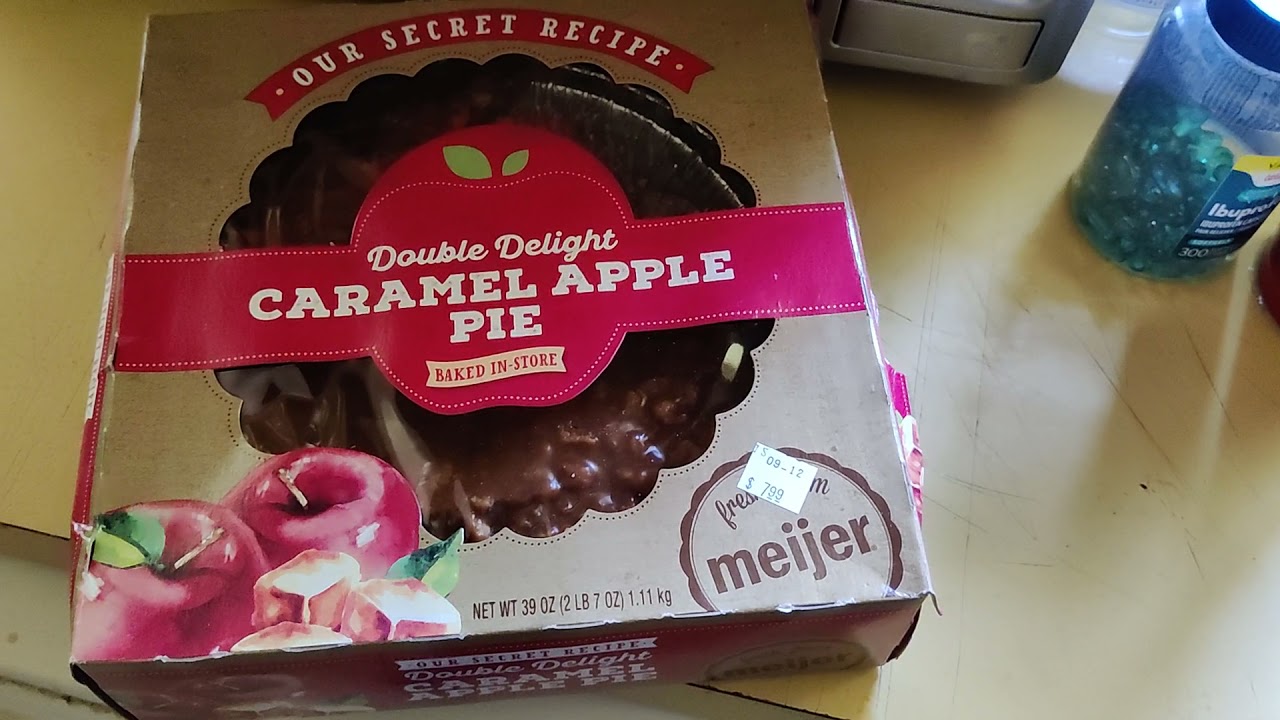 best apple pie ever Meijer double delight caramel apple pie YouTube