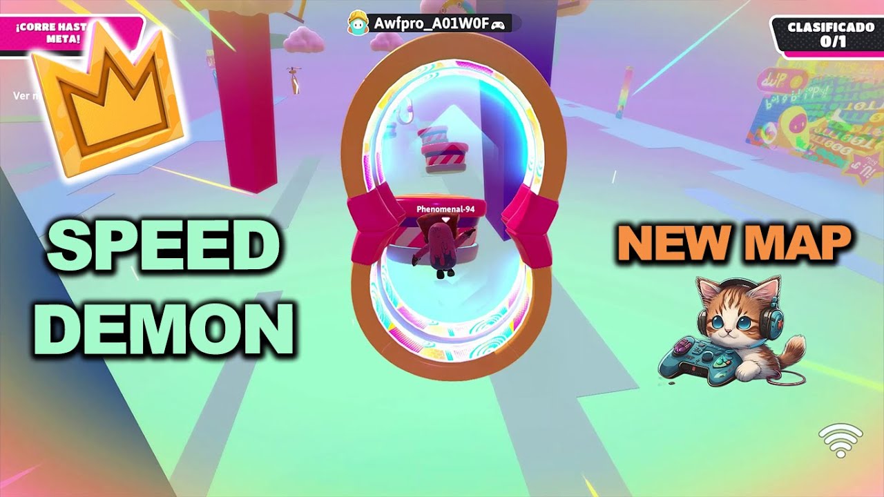 Mapa Demonfall SPEED DEMON | Fall Guys | How to pass/Como pasar | Ronda de Creadores ...